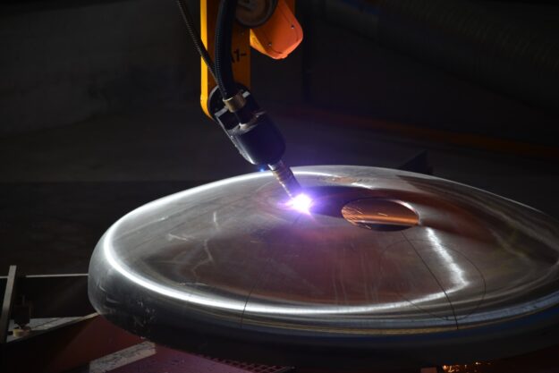 dome cutting solutions Microstep CNC plasma cutting a dome shape.